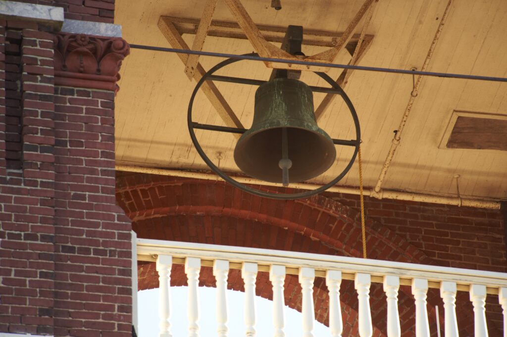 Bronze bell in the belltower
